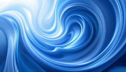 Swirling blue abstract background with fluid motion, dynamic and artistic, ideal for creative projects, copy space
