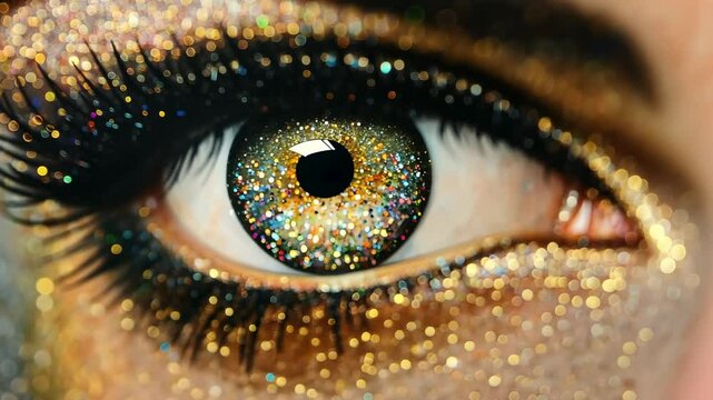 Rhinestone Video. Sparkling elegance and glamor, shimmering crystals create a dazzling look.