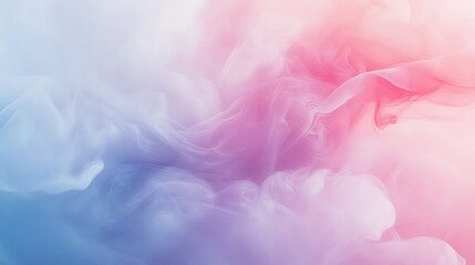 Abstract Pastel Swirls of Color and Light