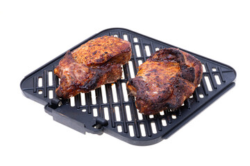 grilled meat steak isolated