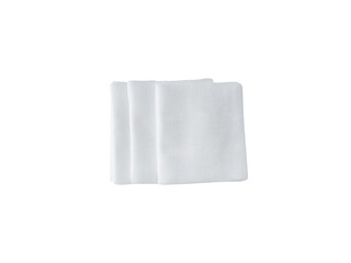 sterile gauze medical napkin on a white background. medical supplies, wound cloth, medical equipment, medical supplies for bandaging