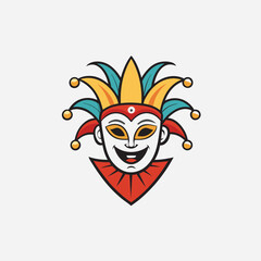 Brazil carnival, masquerade party face disguise accessory. Vector theater performance costume Isolated vector illustration