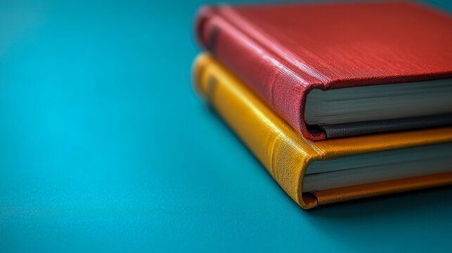 Colorful stacked books on a vibrant background highlighting the beauty of reading and the joy of literature