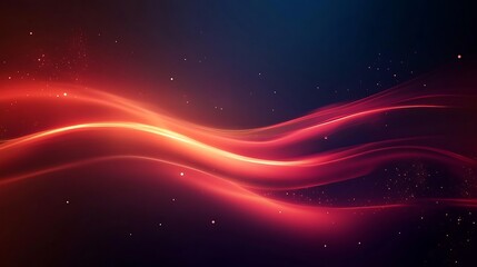 Obraz premium Abstract Red and Blue Wave Background Design