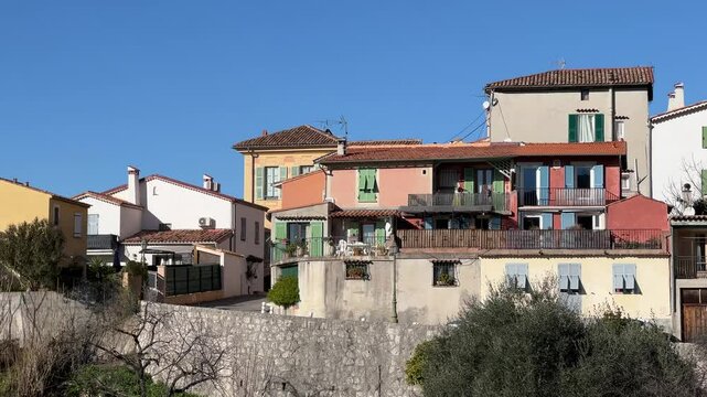 Frankreich im Winter bei Monaco