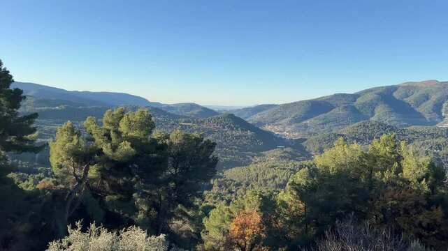 Frankreich im Winter bei Monaco