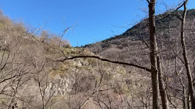 Frankreich im Winter bei Monaco