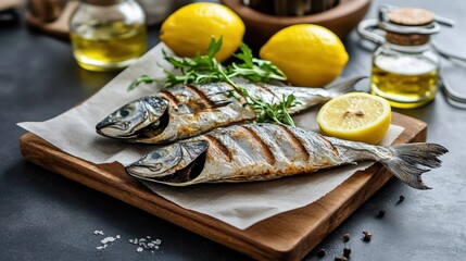 Wooden cutting board on a white background for culinary and cooking use in food preparation