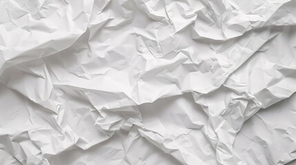 Obraz premium A white piece of paper with a lot of wrinkles