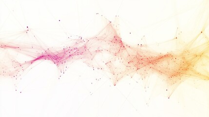 Abstract network connection, plexus background.