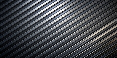 Obraz premium Abstract Fashion Photography Background: Black & Gray Diagonal Stripes with Text Space