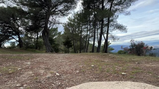 Frankreich im Winter bei Monaco