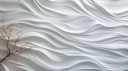 Fototapeta premium White Textured Background Banner with a Clean Minimalistic Design