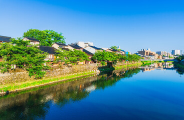 金沢　主計町茶屋街と浅野川