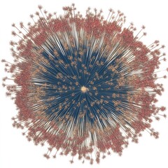 Obraz premium The bright and exhilarating night sky is illuminated by a dazzling fireworks display that explodes in a variety of colors. Brilliant red, blue, green, and gold streaks illuminated the darkness, creati