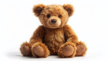 Adorable Teddy Bear on Clear Background: Perfect for Cutouts & Digital Designs