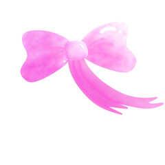 pink ribbon bow