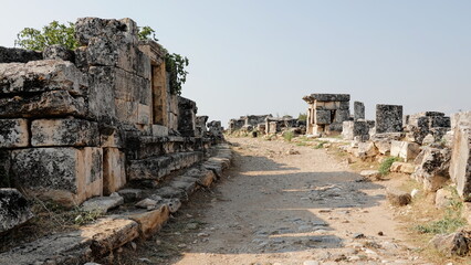 Ruins Ancient Wide-Angle Natural Stone Historical Texture Beige Outdoor