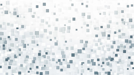 Fototapeta premium This minimalist background wallpaper features small squares in a subtle light grey and white color palette. Generative AI