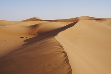 Wonderful Erg Chigaga dune at Sahara desert in southeastern MOROCCO