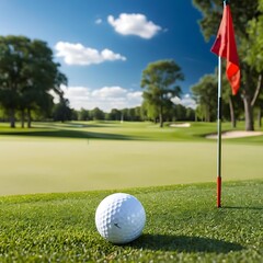 Obraz premium International games is golf games the beautiful game in the world