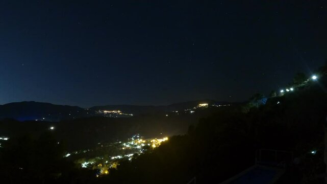 Frankreich im Winter bei Monaco