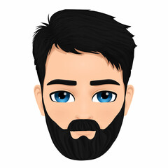 portrait of bearded middle age man