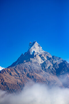 snow covered mountain