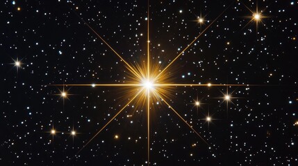 Night Sky with Bright Star