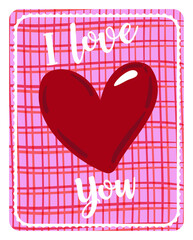 Valentines day elements