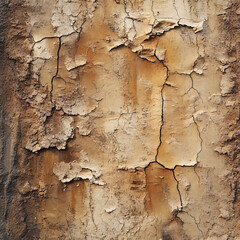 Abstract Cracked Earth Texture with Deep Grooves and Earthy Tones, Evoking Drought and Aridity