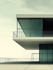 Building with balconies