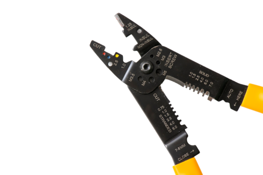 Wire stripper on the white background - Powered by Adobe