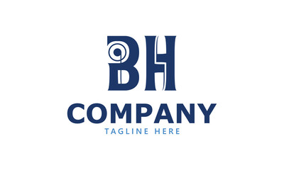 BH B bh initial logo | initial based abstract modern minimal creative logo, vector template image. luxury logotype logo, real estate homie logo. typography logo. initials logo