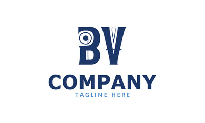 BV B bv initial logo | initial based abstract modern minimal creative logo, vector template image. luxury logotype logo, real estate homie logo. typography logo. initials logo