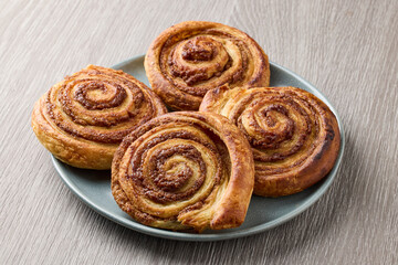 freshly baked cinnamon rolls