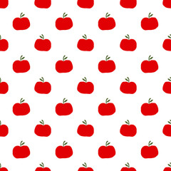 red apples fruit organic nature seamless pattern. design for background, notebook cover, carpet, cloth, batik, textile, paper print, sarong, card, floor, curtain, fabric print, ceramic