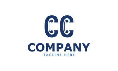 CC C cc initial logo | initial based abstract modern minimal creative logo, vector template image. luxury logotype logo, real estate homie logo. typography logo. initials logo