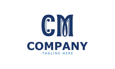 CM C cm initial logo | initial based abstract modern minimal creative logo, vector template image. luxury logotype logo, real estate homie logo. typography logo. initials logo