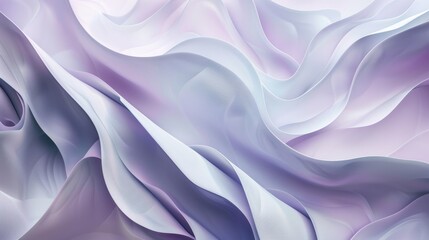 Obraz premium Abstract Purple and White Swirling Fabric Texture
