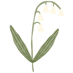 lily of the valley flower. design for background, notebook cover, carpet, cloth, batik, textile, paper print, sarong, card, floor, curtain, fabric print, ceramic