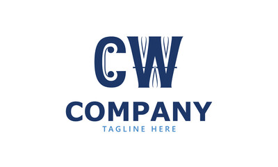 CW C cw initial logo | initial based abstract modern minimal creative logo, vector template image. luxury logotype logo, real estate homie logo. typography logo. initials logo