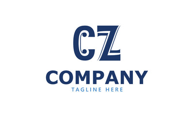 CZ C cz initial logo | initial based abstract modern minimal creative logo, vector template image. luxury logotype logo, real estate homie logo. typography logo. initials logo
