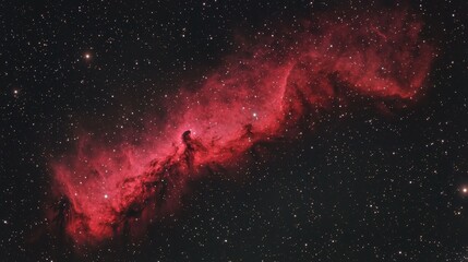 Nebula Over Celestial Background