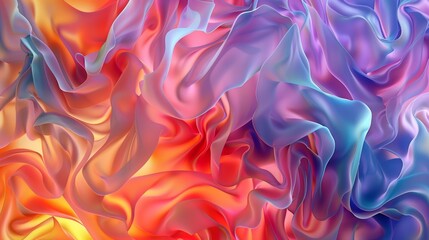 Obraz premium Abstract Colorful Swirls Wallpaper