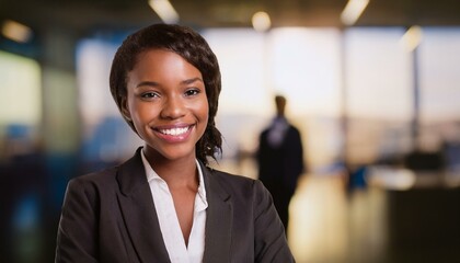Chic Female Executive in a Corporate Setting