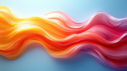 Fototapeta premium Bright colors and high-speed motion on a blue background create a dynamic design