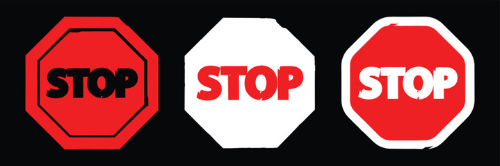 Stop symbol.