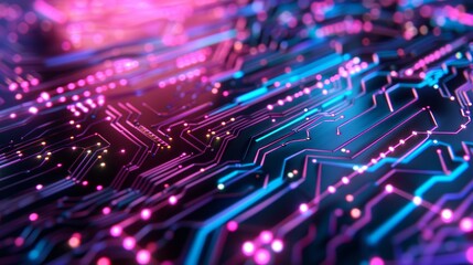 Abstract Circuit Board Wallpaper
