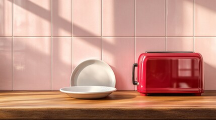 modern kitchen interior with kitchen